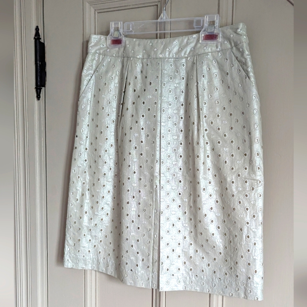 Elegant Boden Eyelet Skirt